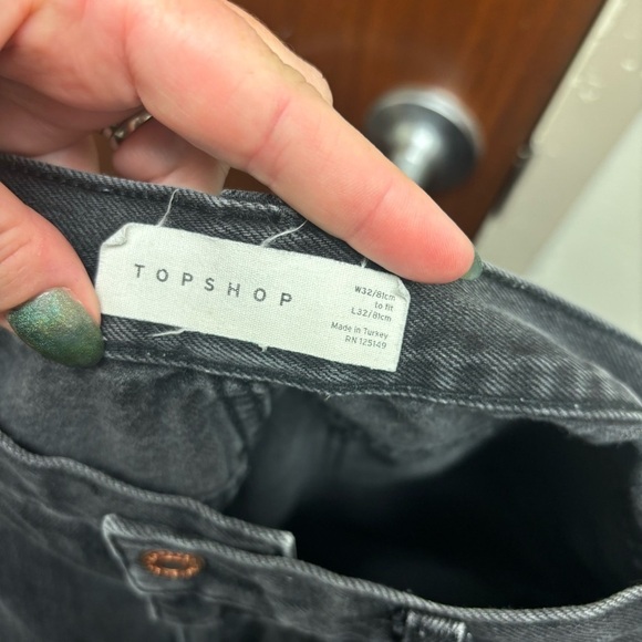 Topshop Baggy Wide Leg Jeans - Picture 9 of 10